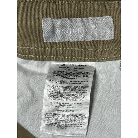 Columbia Hiking Pants Mens W36 L34 Khaki Light weight Breathable Slight Taper - Picture 10 of 16